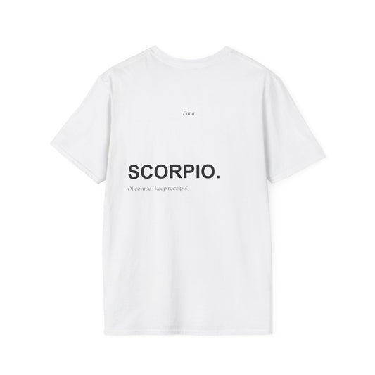SCORPIO 28 - "Of course I keep receipts"
