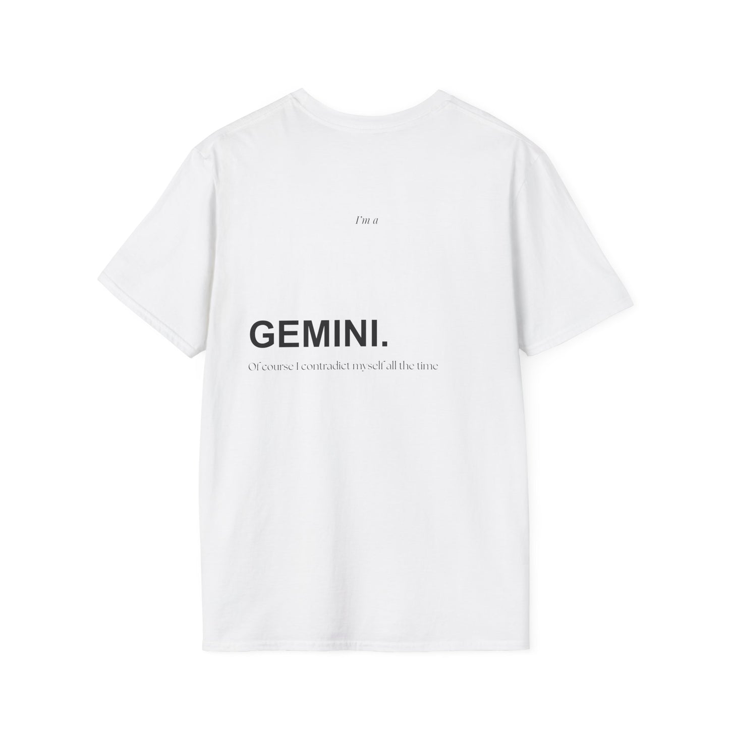 GEMINI 17 - "Of course I contradict myself all the time"